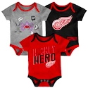 Outerstuff tripla tapsoló NHL Detroit Red Wings 3 db