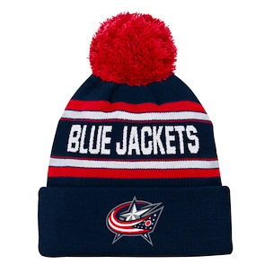 Outerstuff  WORDARK JACQUARD CUFF POM COLUMBUS BLUE JACKETS  Gyereksapka