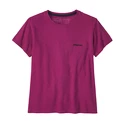 Patagonia  P-6 Logo Responsibili Star Pink Női póló