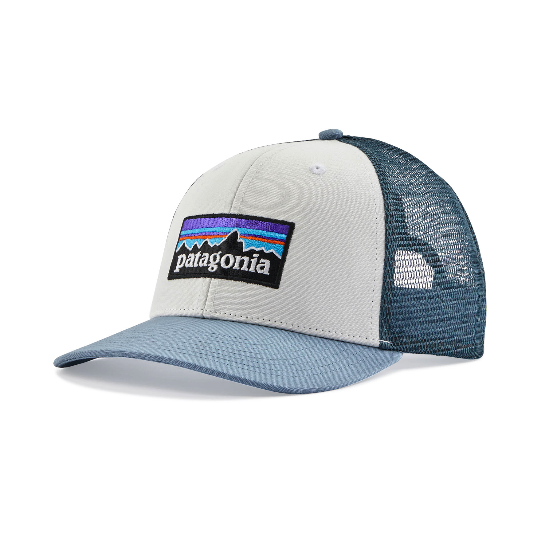 Patagonia  P-6 Logo Trucker Hat White/Light Plume  Baseballsapka