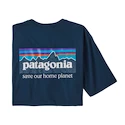 Patagonia  P-6 Mission Organic Tidepool Blue  Férfipóló