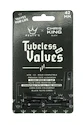 PEATY'S  X chris king (mk2) black tubeless valves 42mm (ptv2-42-blk-12)  Tubeless szelep