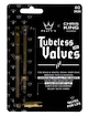 PEATY'S  X chris king (mk2) bourbon tubeless valves - 80mm (ptv2-80-brb-12)  Tubeless szelep