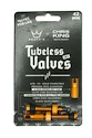 PEATY'S  X chris king (mk2) mango tubeless valves 42mm (ptv2-42-mng-12)  Tubeless szelep