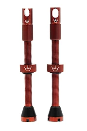 PEATY'S X chris king (mk2) red tubeless valves 60mm (ptv2-60-red-12) Tubeless szelep