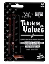 PEATY'S  X chris king (mk2) red tubeless valves - 80mm (ptv2-80-red-12)  Tubeless szelep