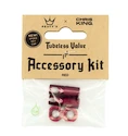 PEATY'S  X chris king (mk2) red tubeless valves accessory kit (ptv2-accs-red-12)  Tubeless szelep
