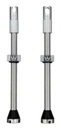 PEATY'S X chris king (mk2) silver tubeless valves - 80mm (ptv2-80-sil-12) Tubeless szelep