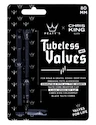 PEATY'S  X chris king (mk2) slate tubeless valves - 80mm (ptv2-80-slt-12)  Tubeless szelep