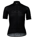 POC W's Essential Road Logo Jersey Uranium Black női kerékpáros mez