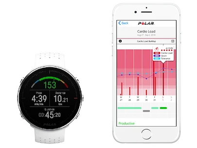 Polar Vantage M White M/L  Sportóra