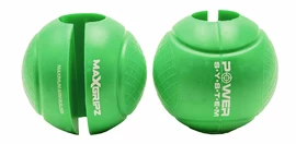 Power System Bar Globe Gripz Green Fogantyúk a tengelyen