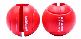 Power System Bar Globe Gripz Red Fogantyúk a tengelyen