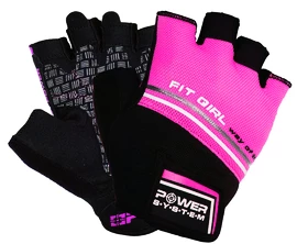 Power System Fitness Gloves Fit Girl Evo Pink