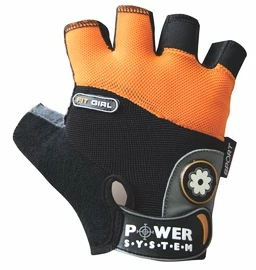 Power System Fitness Gloves Fit Girl Orange