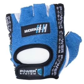 Power System Fitness Gloves Workout Kék