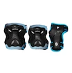 Powerslide  Kids Pro Boys II Set Black/Blue Védőfelszerelés gyerekeknek görkorcsolyához