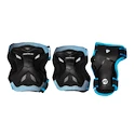 Powerslide  Kids Pro Boys II Set Black/Blue Védőfelszerelés gyerekeknek görkorcsolyához