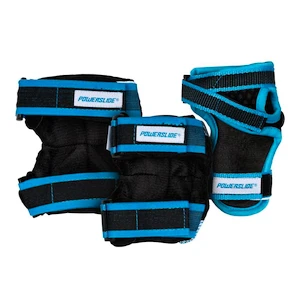 Powerslide  Kids Pro Boys II Set Black/Blue Védőfelszerelés gyerekeknek görkorcsolyához