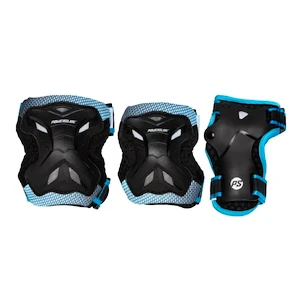 Powerslide  Kids Pro Boys II Set Black/Blue Védőfelszerelés gyerekeknek görkorcsolyához