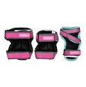 Powerslide  Kids Pro Girls II Set Grey/Pink Védőfelszerelés gyerekeknek görkorcsolyához
