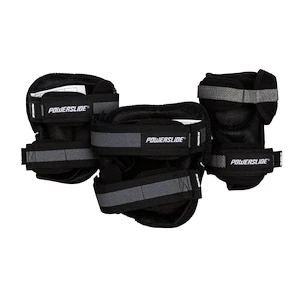 Powerslide  Pro Set Black Görkorcsolyavédők M