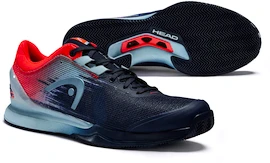 Provato - Head Sprint Pro 3.0 Clay Dark Blue/Red Férfiteniszcipő EUR 46