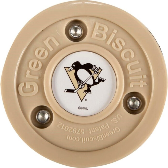 Puk Green Biscuit Pittsburgh Penguins