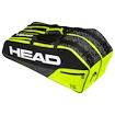 Racket táska Head Core 6R Combi Fekete/Neonsárga