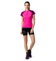 Raidlight Activ Run Mid Zip női póló, rózsaszín-lila