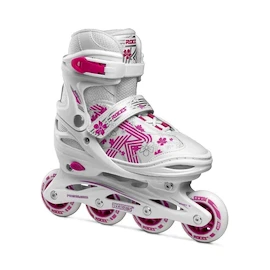 Roces Jokey 3.0 Girl White/Pink Gyermek görkorcsolya