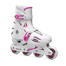 Roces Orlando III White/Pink Gyermek görkorcsolya