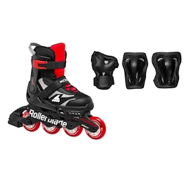 Rollerblade Microblade Combo Black/Red Gyermek görkorcsolya