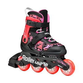 Rollerblade Microblade SL Black/Coral Gyermek görkorcsolya
