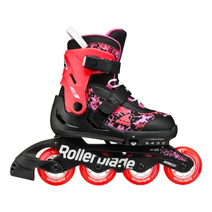 Rollerblade  Microblade SL Black/Coral  Gyermek görkorcsolya