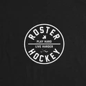 Roster Hockey PLAY HARD fekete női póló