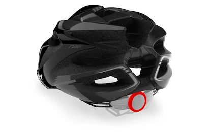 Rudy Project  Rush Black Titanium Shiny Kerékpáros sisak