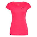 Salewa  Puez Melange Dry S/S Tee Rose Red Melange Női póló