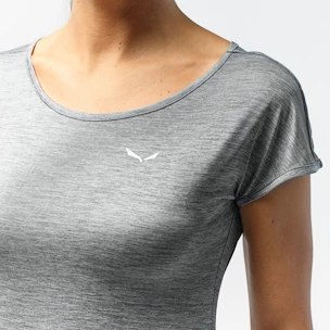 Salewa  Puez Melange Dry S/S Tee Rose Red Melange Női póló