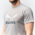 Salewa  Solidlogo Dri-Release Heather Grey Férfipóló