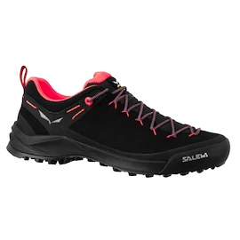 Salewa WILDFIRE LEATHER Black/Fluo Coral Női kültéri cipők