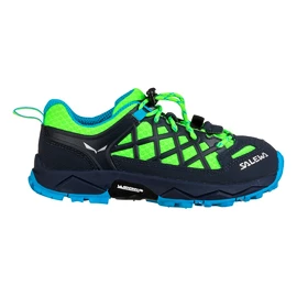 Salewa Wildfire Ombre Blue/Fluo Green Gyerekcipő