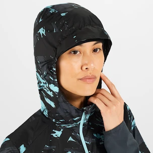 Salomon  Agile FZ Hoodie Crystal Blue Női dzseki