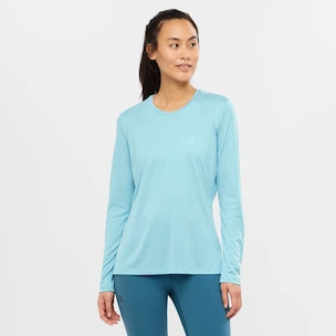 Salomon  Agile LS Tee Crystal Blue Női póló