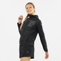 Salomon  Bonatti Cross FZ Hoodie Jet Black/White Női dzseki