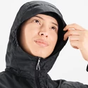 Salomon  Bonatti Cross FZ Hoodie Jet Black/White Női dzseki