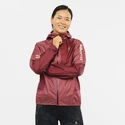 Salomon  Bonatti Waterproof Jacket Earth Red/Cabernet  Női dzseki