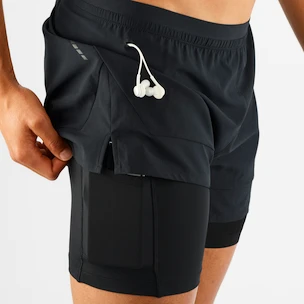 Salomon Cross 2in1 Shorts Black Férfirövidnadrág