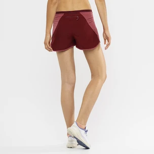 Salomon Cross 3" Short Earth Red Női rövidnadrág XL