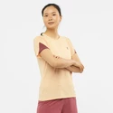 Salomon  Cross Run SS Tee Apricot Ice Női póló